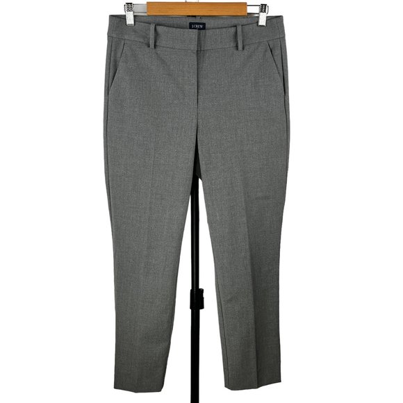 Like new! J. Crew Ruby Straight leg Pant in Gray Size 8 - Picture 5 of 13